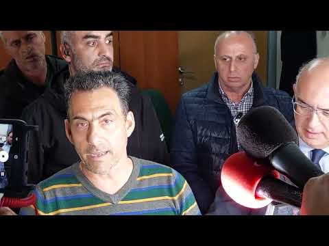 Ο υφυπουργός Μεταφορών Μιχάλης Παπαδόπουλος στο σταθμαρχειο Λάρισας