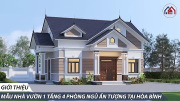 Mẫu nhà vườn 1 tầng 4 phòng ngủ ấn tượng tại Hòa Bình | KIẾN TRÚC 365