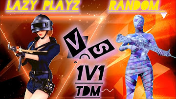 1v1 Tdm m416 glacier max random player challenge me //BGMi| pubg  