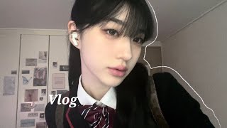 High school dropout vlog(end 9 years of school life |  grwm to go to school & surprise from friends