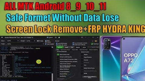 ALL MTK Android 8 _ 9 _ 10_11 Safe Format Without Data Lose Screen Lock Remove+FRP