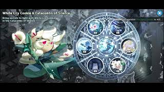 All white Lily cookie & catacombs of silence memory shards