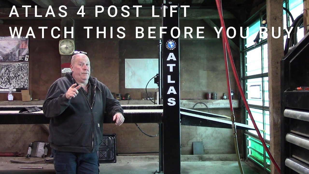 ATLAS 4 POST LIFTS WATCH THIS BEFORE YOU BUY!