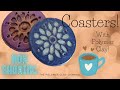 HOW TO: Make a FANCY COASTER out of POLYMER CLAY! Easy tutorial but so effective!!!:D