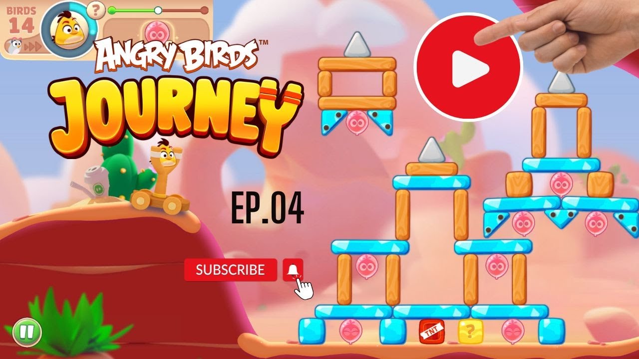 Episode 04 - ANGER METER ACTIVATED!! Angry Birds Journey #angrybirds # ...