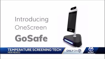 KOAT Action 7 Headlining News - GoSafe Temperature Detection, Facial & PPE Mask Recognition Tech
