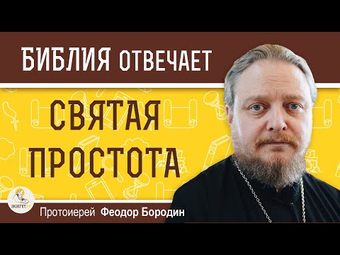 Святая Простота. О Чём Это Протоиерей Феодор Бородин