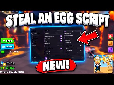 NEW Steal An Egg Script! (Roblox) | 🥚AUTO FARM + AUTO STEAL + HIGH VALUE EGGS! & More