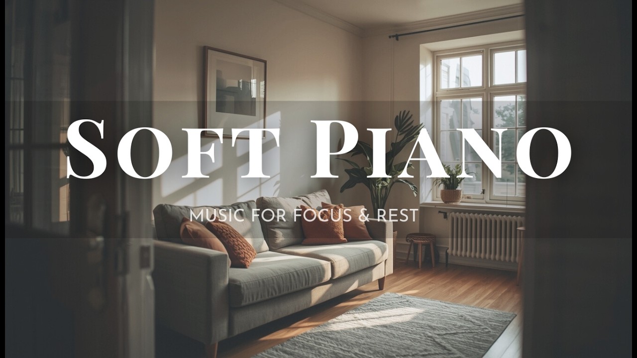 Soft Piano for Deep Focus & Relaxation | Calm Study Music | 1 Hour