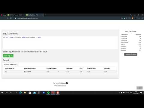 วีดีโอ: นับ Null ใน SQL หรือไม่
