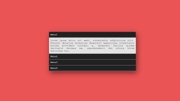Crea un Simple Menú Acordeón con HTML y CSS - Desarrollo Web