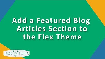 Featured Articles Section for Flex Theme