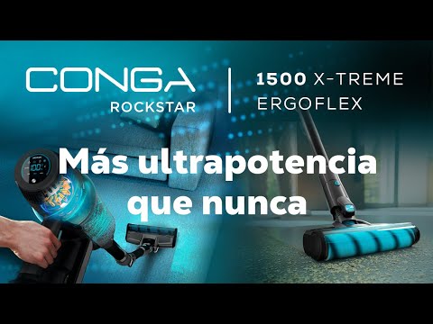 Aspirador escoba sin cable Conga RockStar 1500 X-Treme ErgoFlex