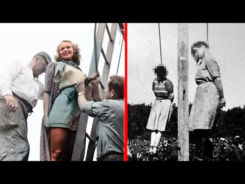 الإعدام العلني للحارسات النازيات سيصدمك