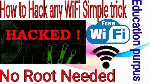 How to HACK WIFI without PASSWORD ANDROID Without ROOT 2017