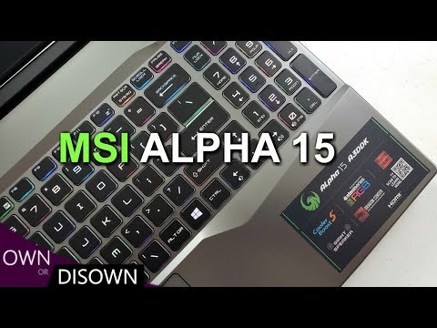 MSI ALPHA 15 REVIEW - World's 1st 7nm AMD Gaming Laptop !