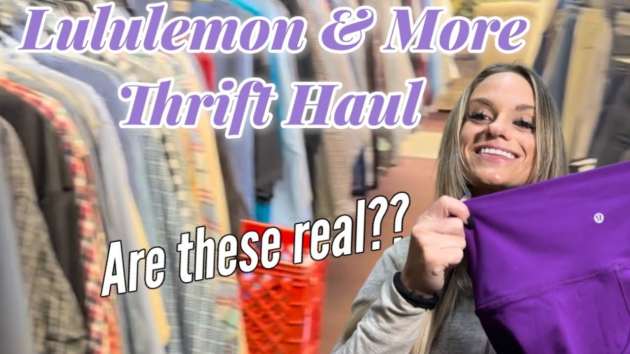 Lululemon and More Thrift Haul to Sell on eBay, Poshmark and Mercari