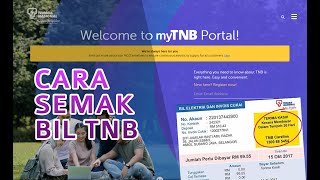 CARA SEMAK BIL TNB / BIL ELEKTRIK