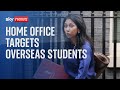 Migration: Home Office to stop overseas students bringing family to UK