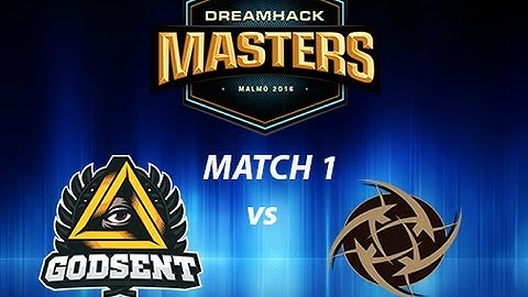 Godsent vs NiP CS:GO Dreamhack Masters Malmö 2016 [17/4/16] [Cobblestone] Map1 BO3