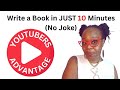 I Wrote a Book Faster Than Most People Finish a Chapter | hidden books for youtubers | vlog