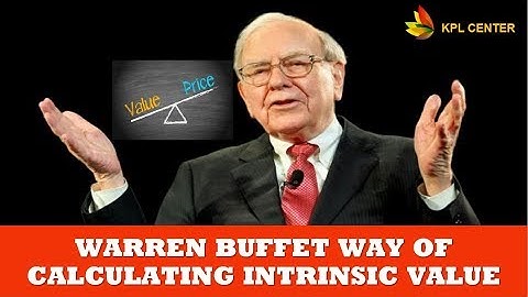 WARREN BUFFET WAY OF CALCULATING INTRINSIC VALUE | TAMIL | #KPLCENTER | GK