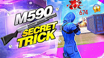 Best M590 Shotgun Headshot Tricks 💀 One Tap Tricks + Settings ⚙️🔥 || Free Fire Max