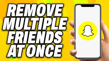 Can You Remove Multiple Friends On Snapchat At Once (2025) - Quick Fix