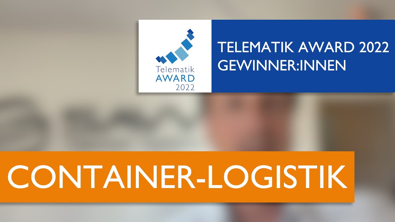 Gewinner der Kategorie "Container-Logistik" | Telematik Award 2022