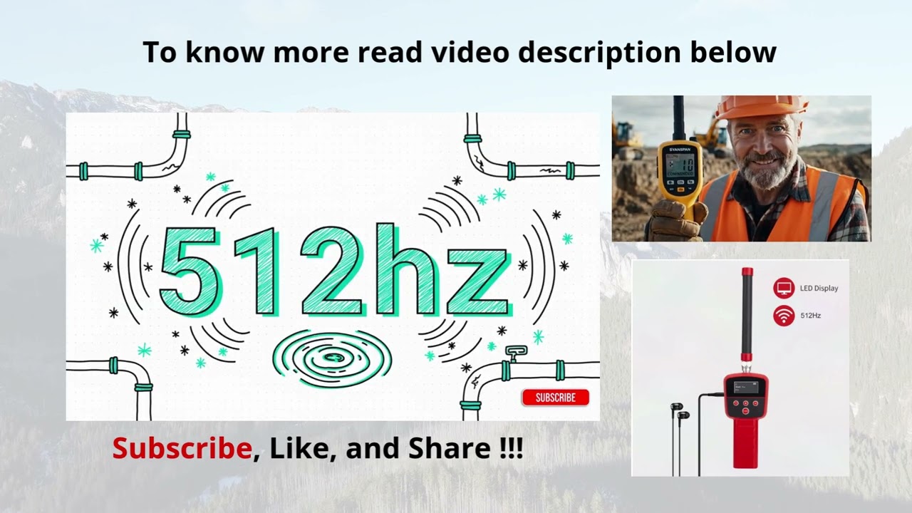 SYANSPAN Sewer Pipe Inspection Camera Detection Device 512hz