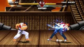 SHIN RYU VS TERRY BOGARD! FATAL FURY VS STREET FIGHTER! screenshot 4