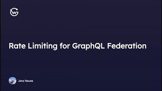 Rate Limiting for Federated GraphQL APIs with Cosmo Router & Redis