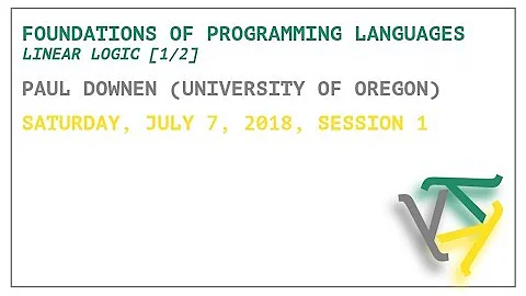 Foundations of Programming Languages: Linear Logic...