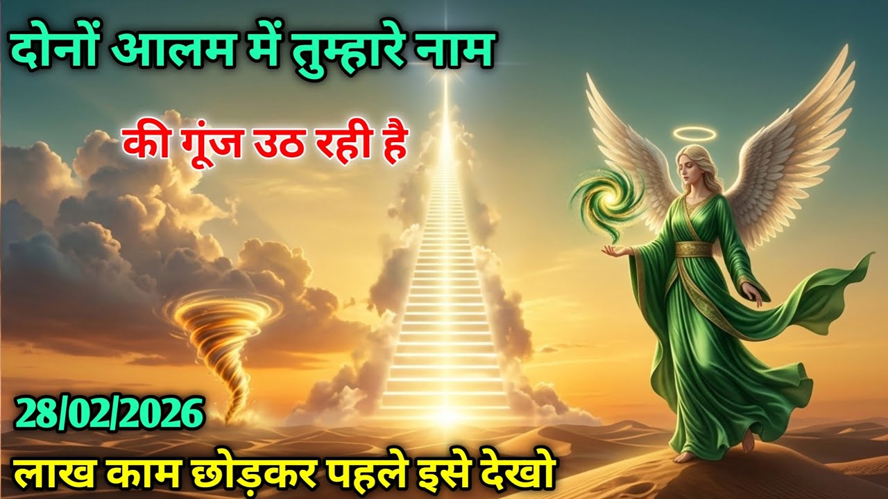 🤲28 February 2026 दोनों आलम में तुम्हारा नाम का शोर हो रहा है। देखो सुकून भरा पैगाम।#alhamdulillah 