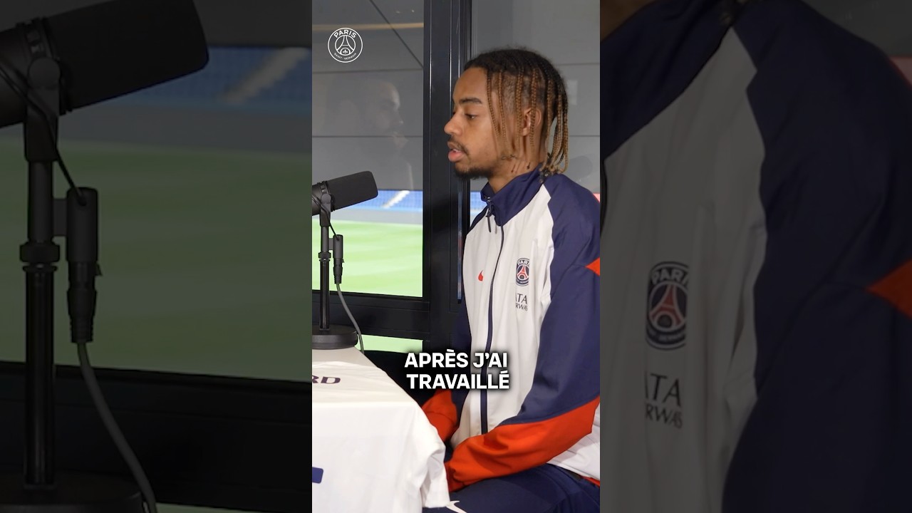 Barcola évoque son style de jeu dans Fréquence Rouge et Bleu !