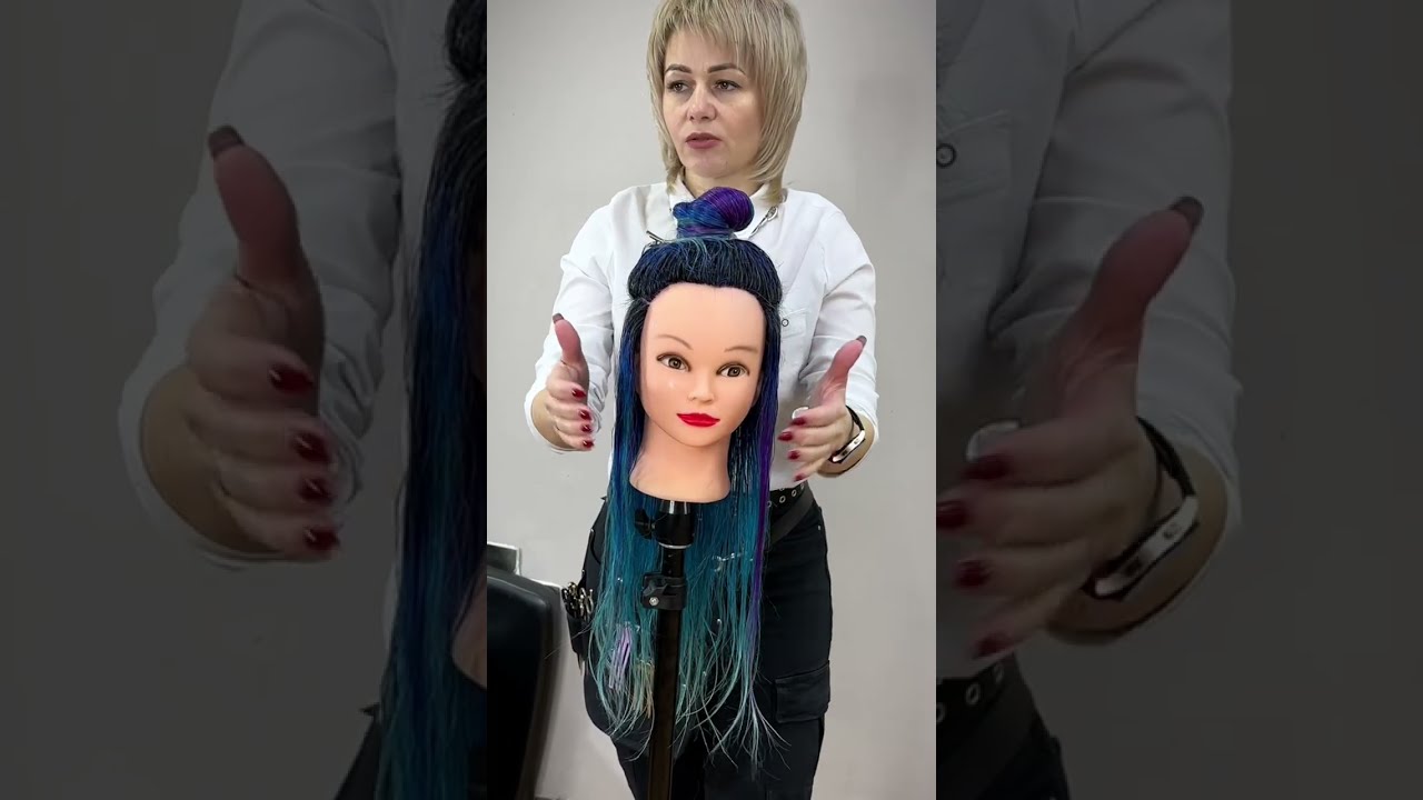 Стрижка ВОЛЧИЦА от Евгении Бертовой для учеников онлайн школы "МАГИЯ СТРИЖЕК"