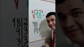 Raíz Quadrada do Número 18: Aprenda agora com o Mr Bean da Matemática 👨🏻‍🏫❤️