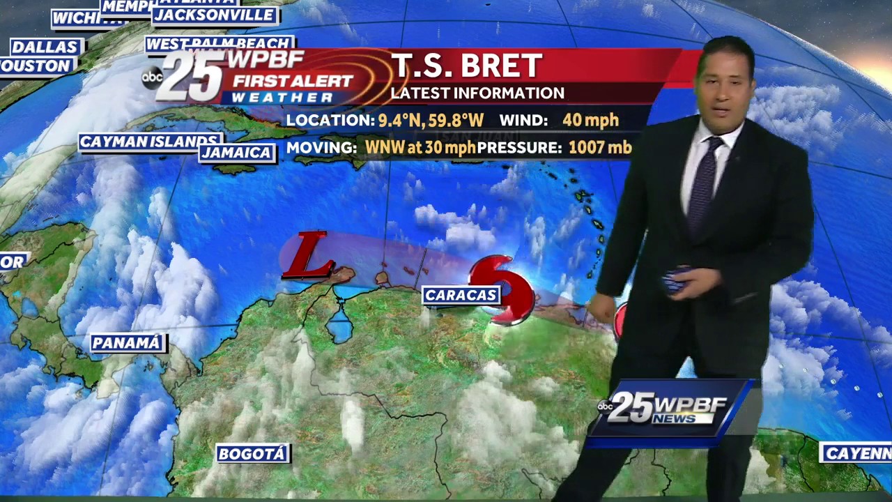 Tropical Storm Bret Forms In Atlantic YouTube