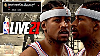 NBA LIVE 21 OFFICIAL GAMEPLAY INFO! | "2K AINT READY!" NEW DUNK ANIMATIONS!