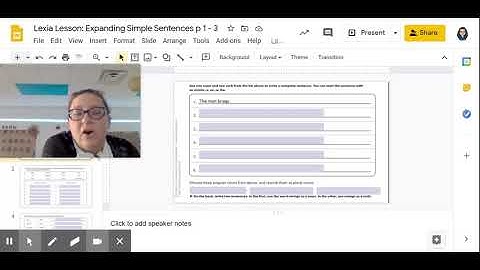 Lexia Lesson: Expanding Simple Sentences p 1 - 3 - Google Slides