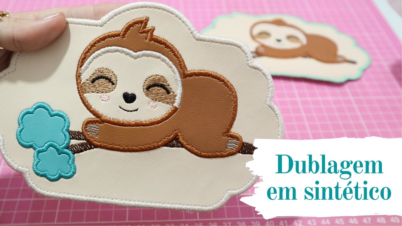 Bordado em sintético - Dublagem com entretela lepoc-40