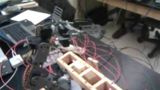 Laser-controlled sorting arm