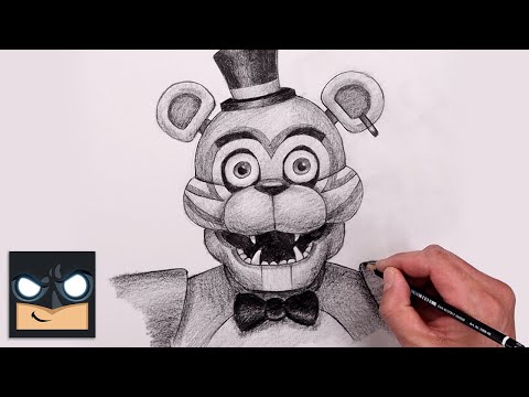 How To Draw Glamrock Freddy | FNAF Sketch Tutorial