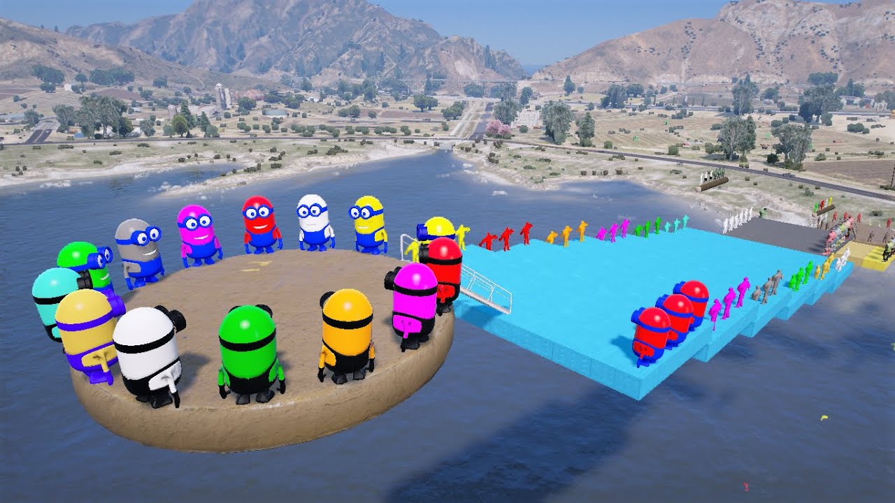 Эпичные трэш-куклы в GTA 5 | Прыжки/неудачные моменты Человека-паука и супергероев #156