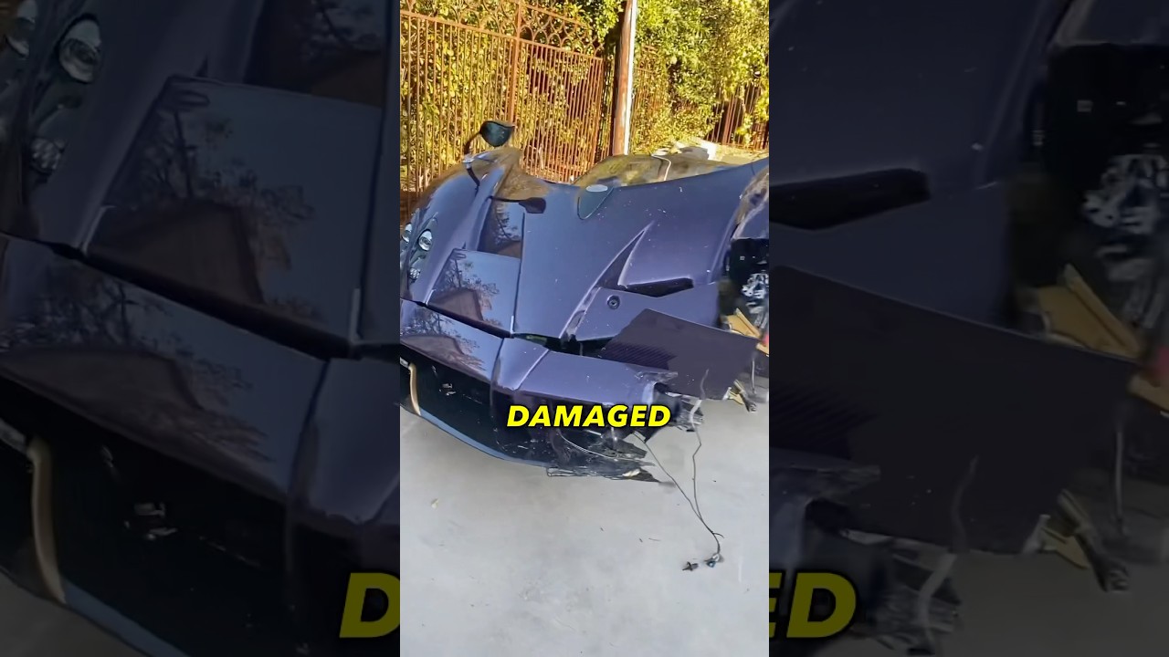 17 YEAR OLD YOUTUBER CRASHED A $4 MILLION PAGANI 😬🚗