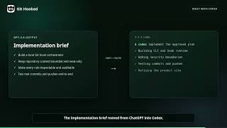 launch demo for git hooked
