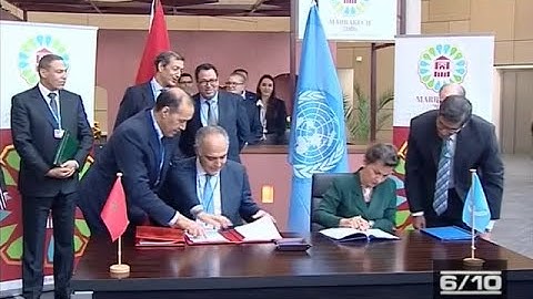 المغرب يوقع ببون الألمانية على اتفاقية المقر لاستضافة كوب 22