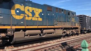 Csx Es44 & At Palmer Ma Steaming Tender 72422