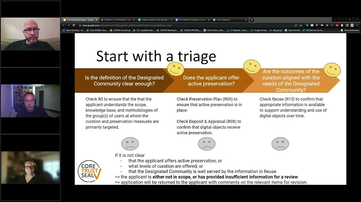 2022 CoreTrustSeal 2023-2025 Requirements training