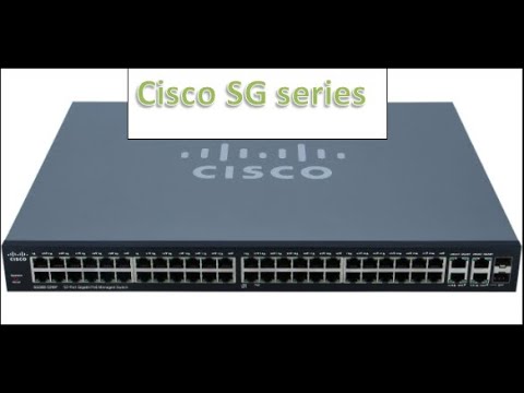 Cisco SG series switch configuration easy way